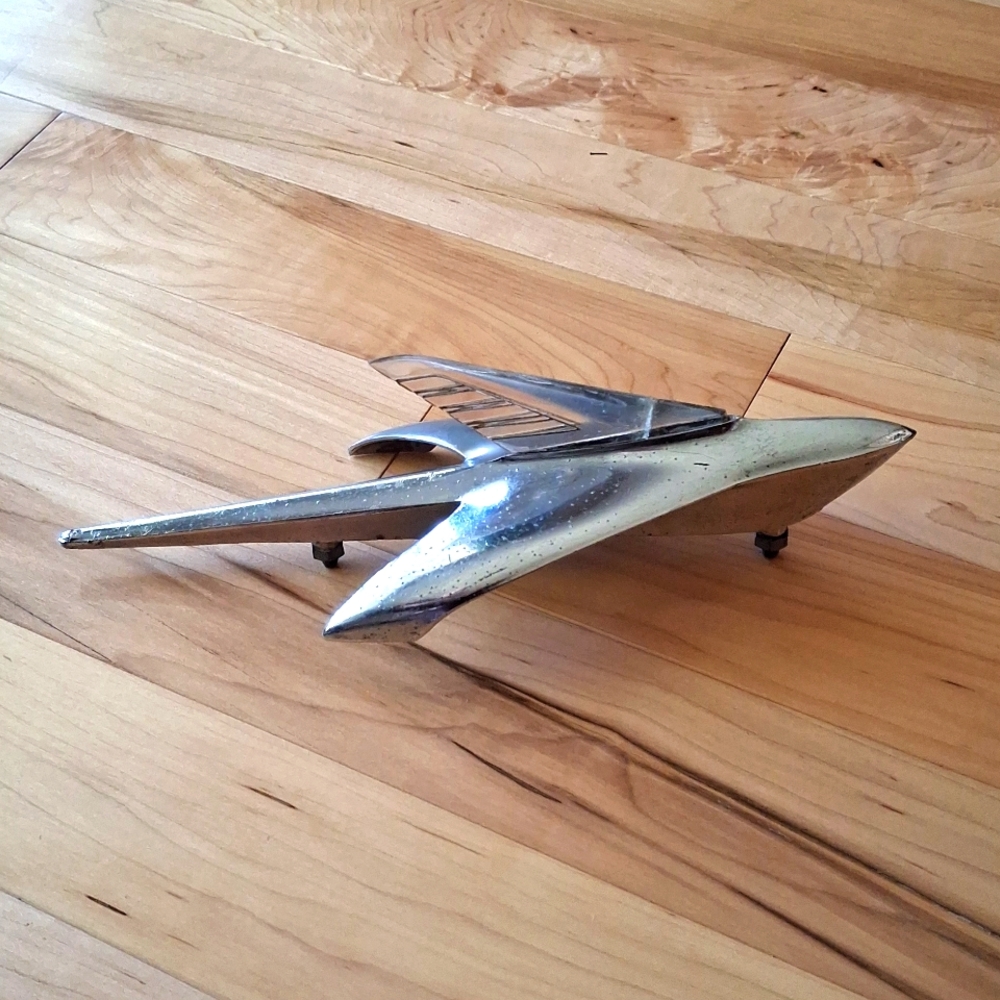 1951 Ford Victoria Flying Plane Hood Ornament